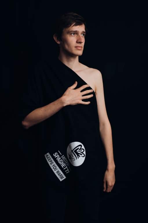 Mister Spaghetti fleece dekentje